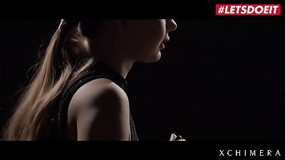 LETSDOEIT - (Lucy Li & Jack) busty Czech Maid rails masked boss