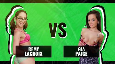 Battle Of The babes - Remy Lacroix vs. Gia Paige - Which innocent bombshell Will Make You cum Faster?