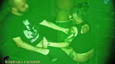 cuckold films me gangbanging in the dark arses with a nightvision camera! (Complete in RED)