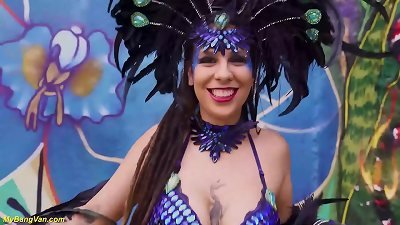 curvy samba dancer anal in my nail van