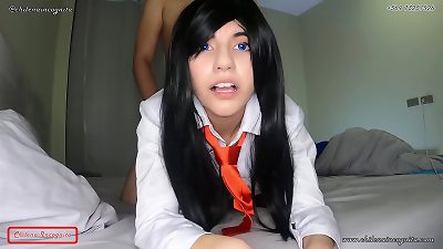 Blue eyed college cherry gay-for-pay black Hair Has intercourse Debut In Front Of Cameras - asian Student- TRAILER