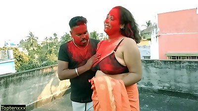 successful 18yrs Tamil gifted hardcore lovemaking with 2 milf Bhabhi!! greatest amateur three-way sex